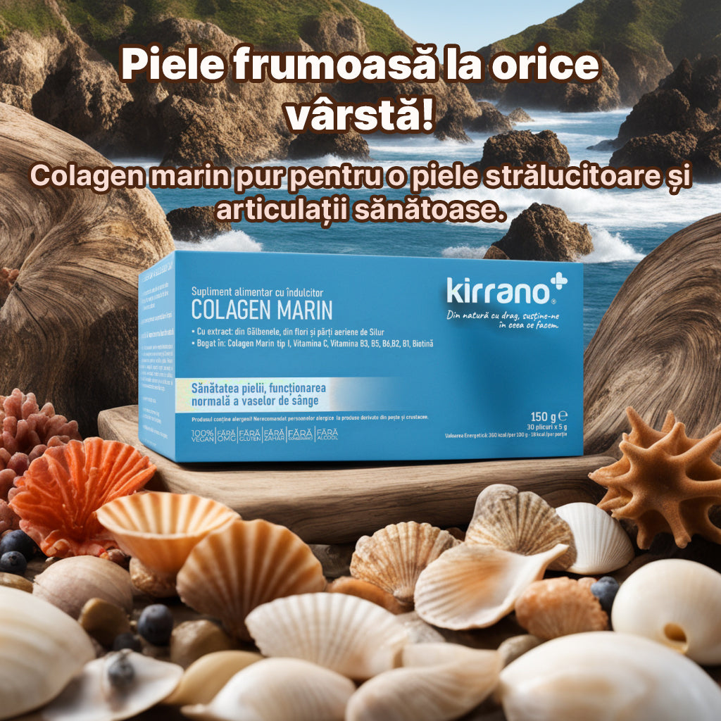 Colagen Marin – esențial pentru frumusețea și sănătatea pielii, a părului și a articulațiilor.