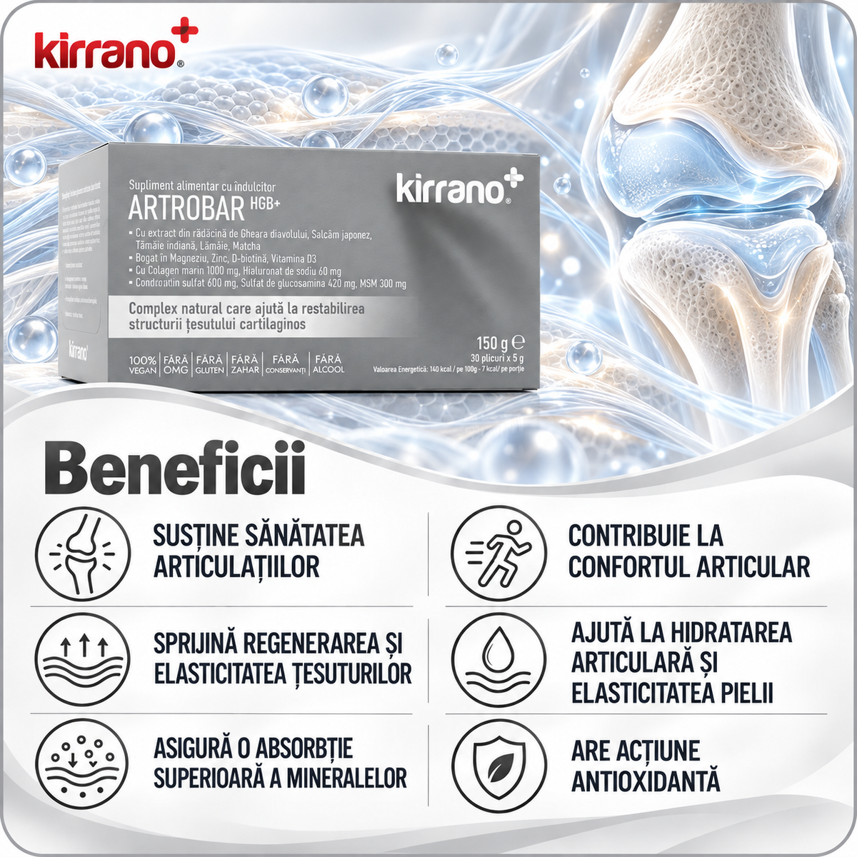 ARTROBAR HGB+, 30 plicuri