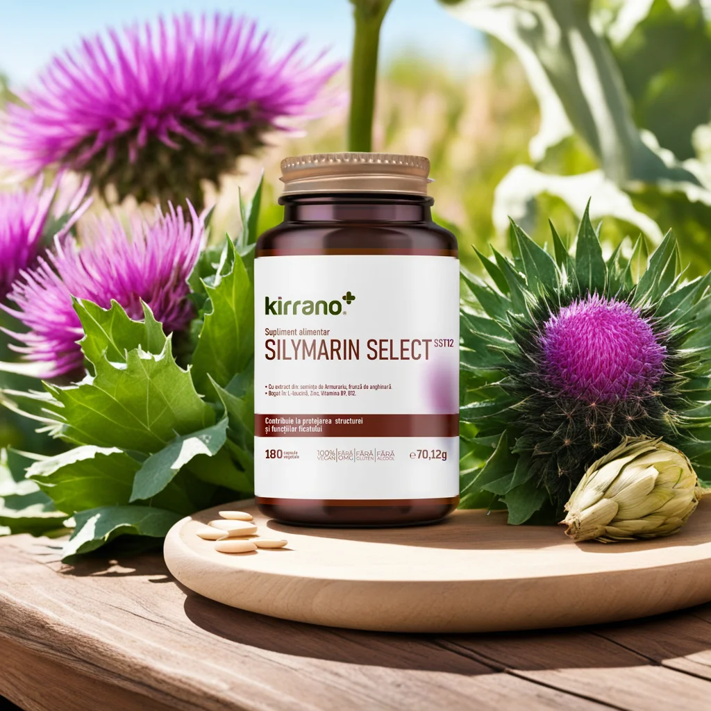 SILYMARIN SELECT – Supliment natural cu extract din Armurariu pentru sănătatea ficatului
