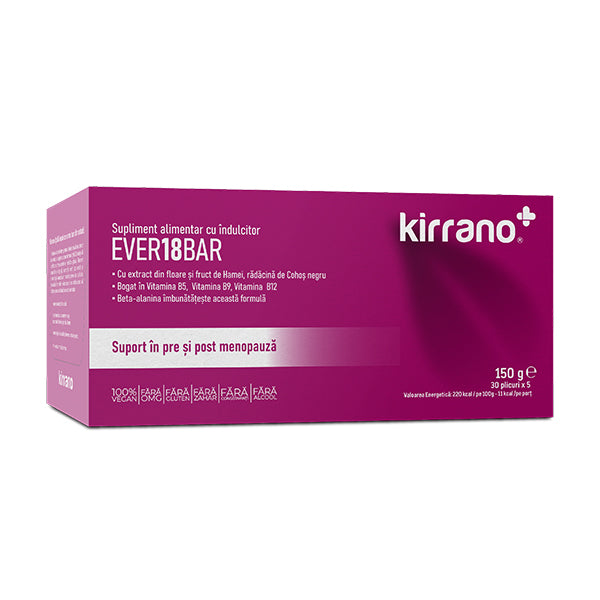 EVER18BAR – Calm & Energie! Supliment natural pentru menopauză fără bufeuri