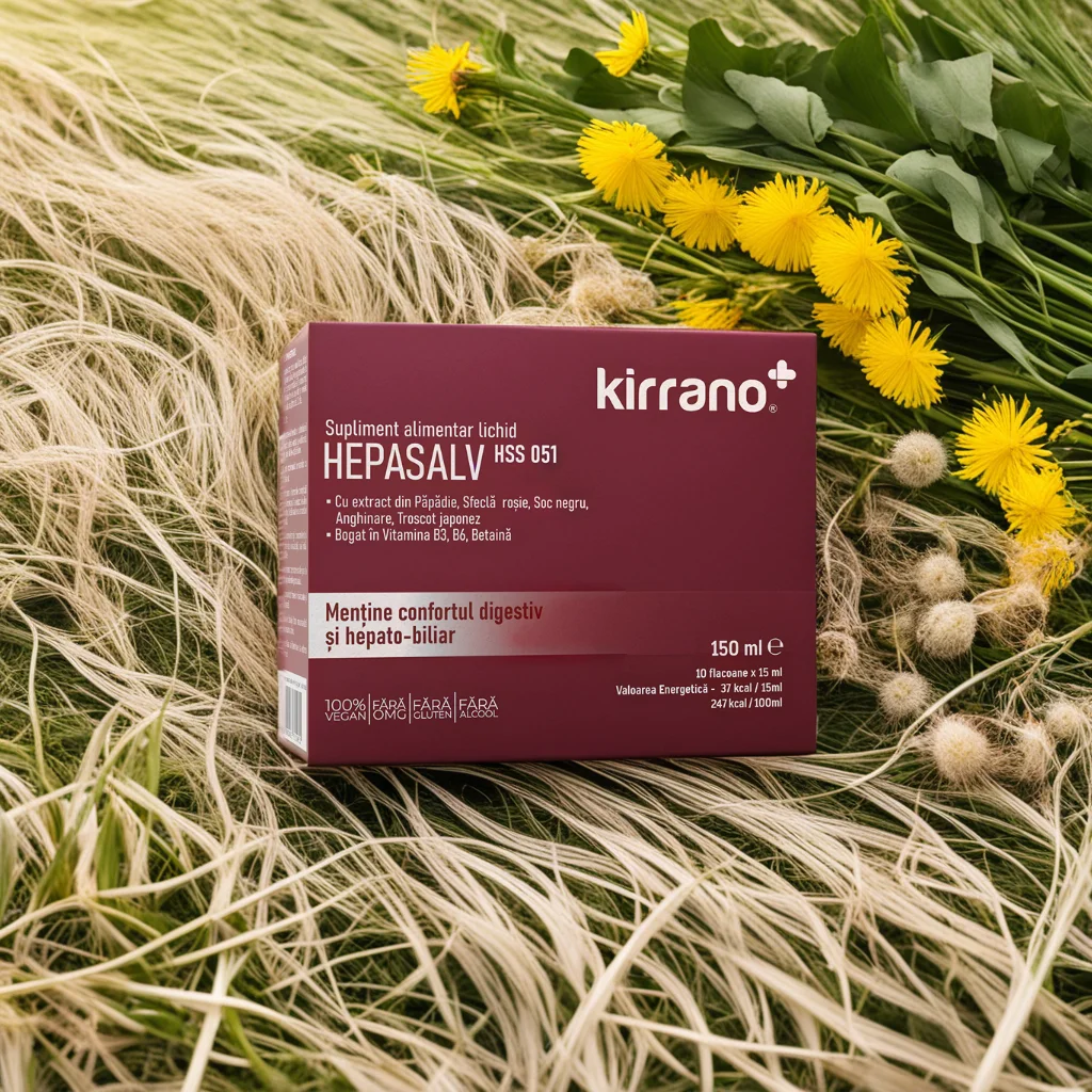Supliment alimentar: HEPASALV HSS051 cu extract din sfeclă