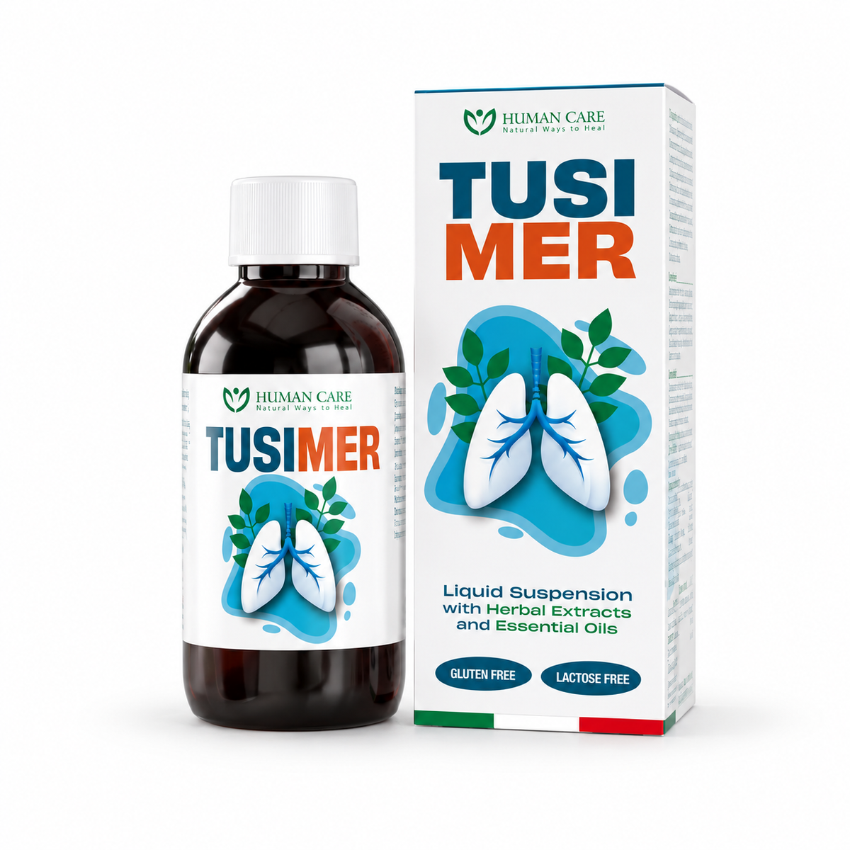 tusimer — produs pe fundal alb