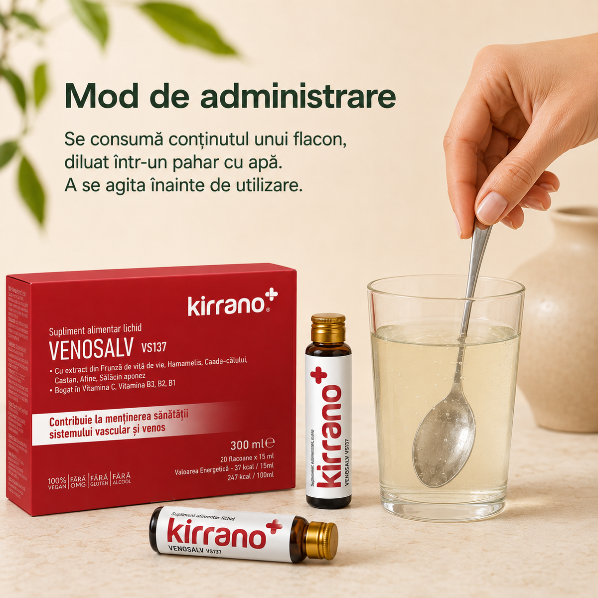 VENOSALV, 10 shoturi x 15 ml