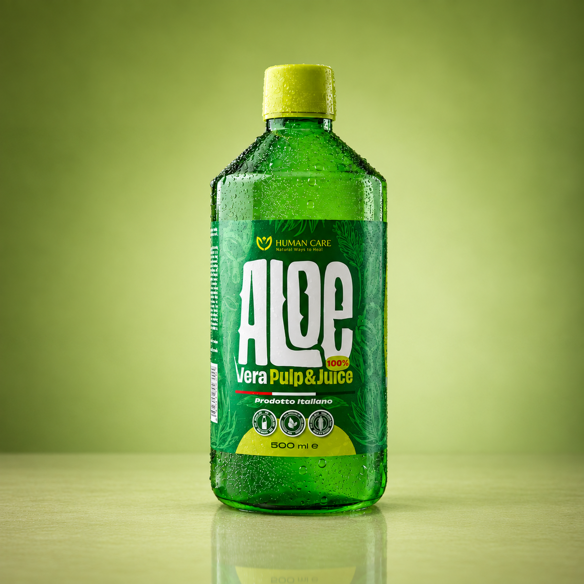 Supliment Alimentar Aloe Vera Suc Natural 100% cu Pulpa, potrivit pentru Detox, Digestie si Imunitate