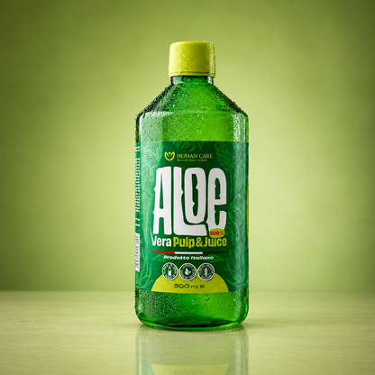 Supliment Alimentar Aloe Vera Suc Natural 100% cu Pulpa, potrivit pentru Detox, Digestie si Imunitate
