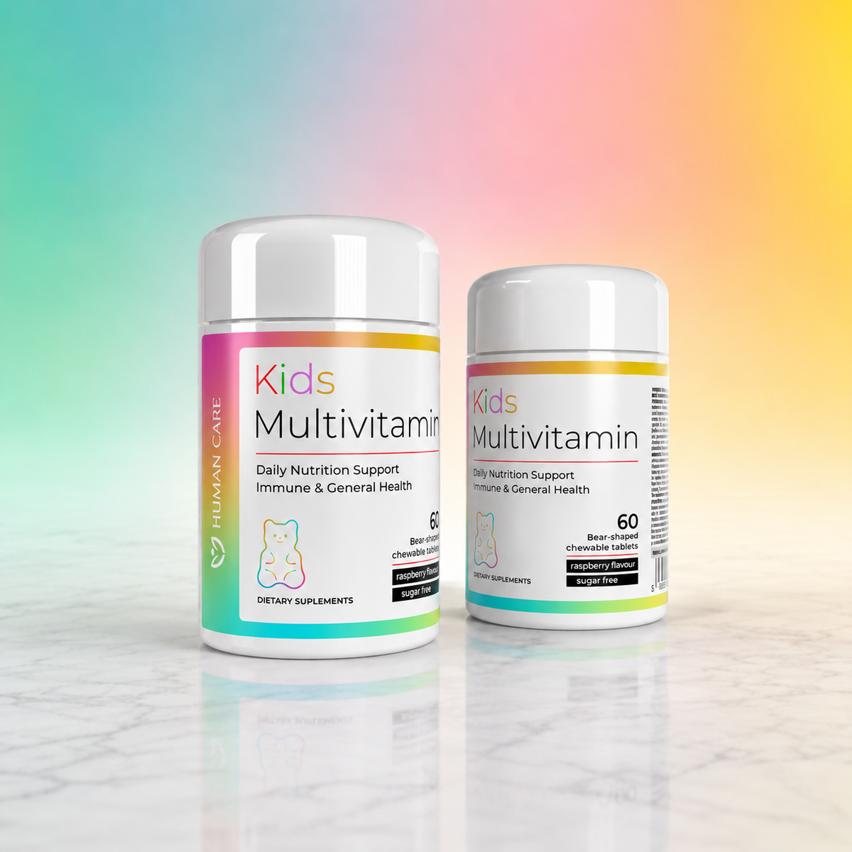 Supliment Alimentar Multivitamin Kids, Vitamine si Minerale pentru Copii, Sustine Imunitatea, Concentrarea si Cresterea Sanatoasa