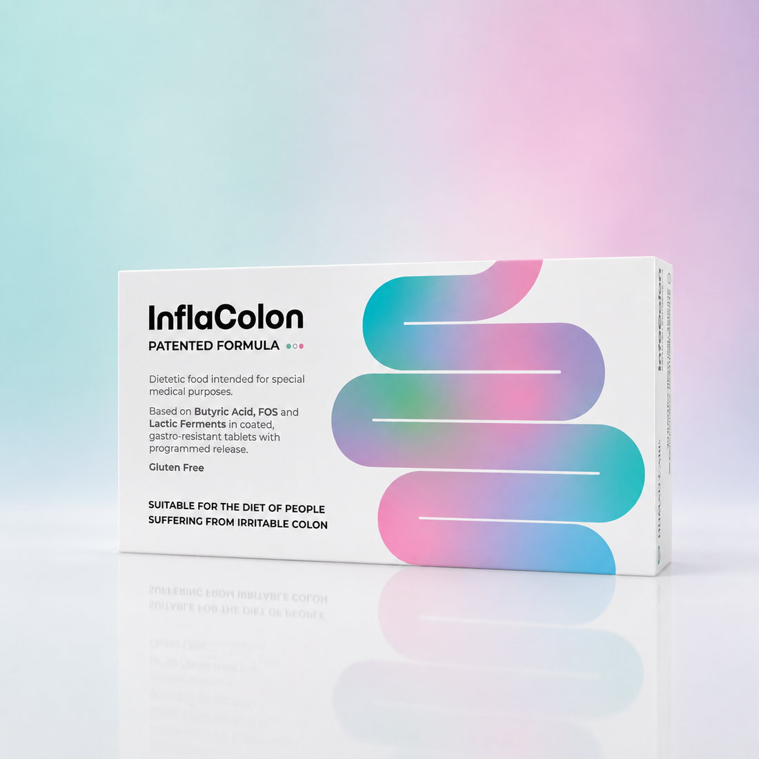Supliment Alimentar InflaColon, Butirat de Calciu 370 mg, pentru Colon Iritabil