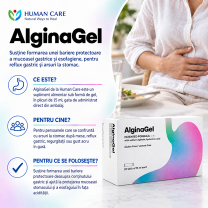ALGINAGEL, 20 plicuri x 15 ml