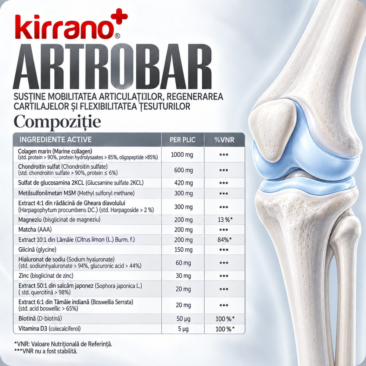 ARTROBAR HGB+, 30 plicuri