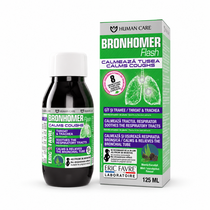 bronhomer — produs pe fundal alb