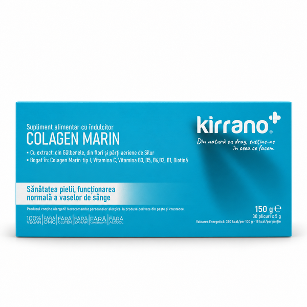 COLAGEN MARIN, 30 plicuri — vedere frontală pe fundal alb