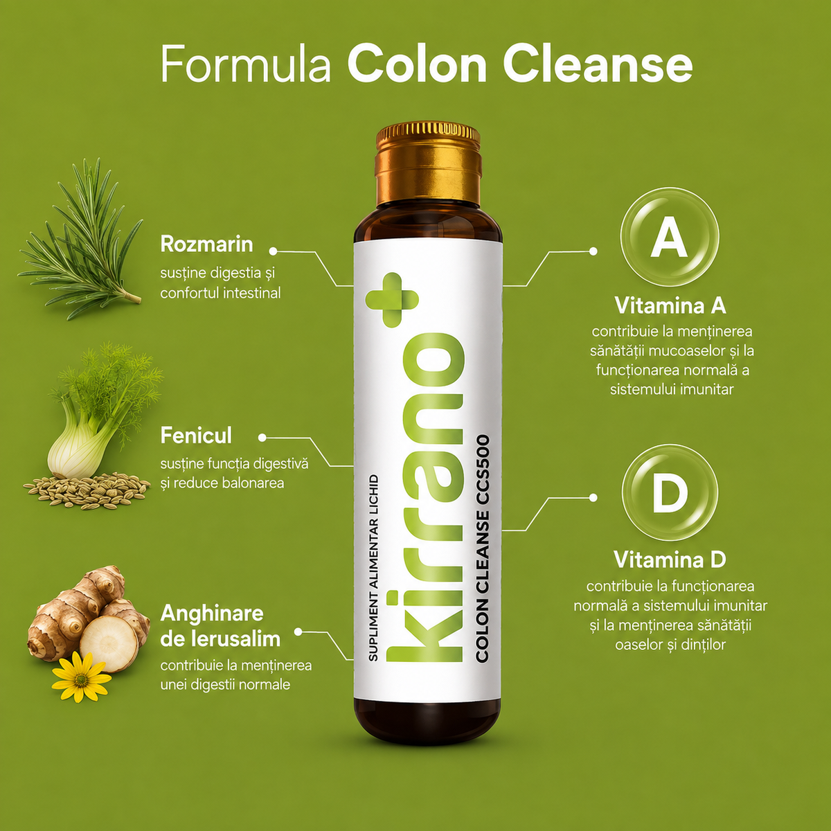COLON CLEANSE, 10 shoturi x 15 ml