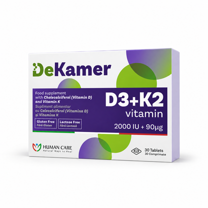 dekamer-comprimate — produs pe fundal alb