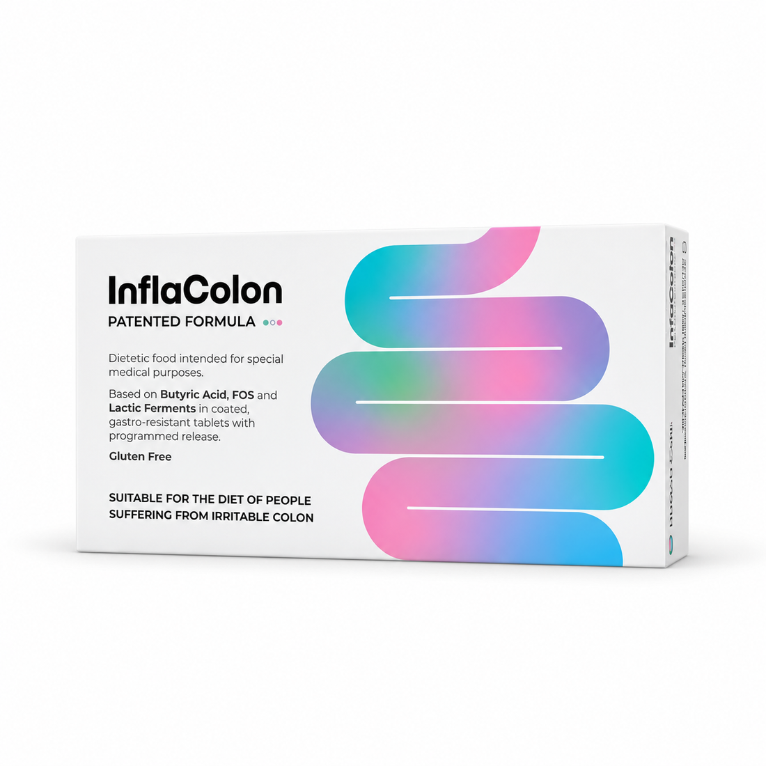 inflacolon — produs pe fundal alb