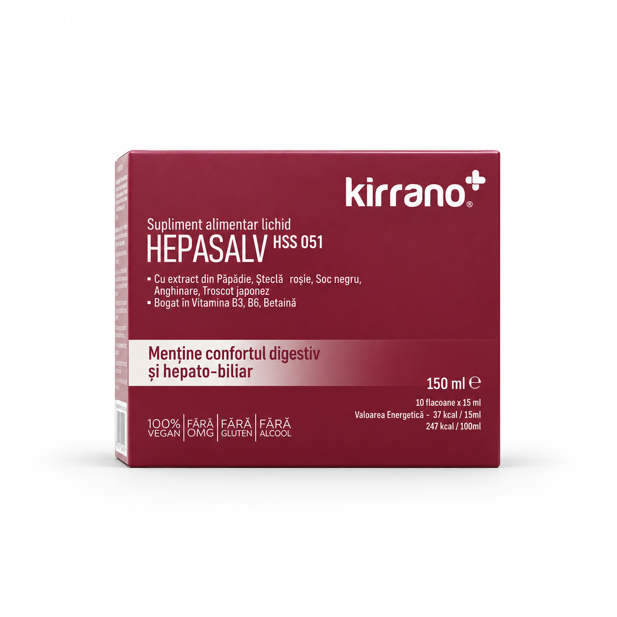 HEPASALV - digestie &amp; detox – fundal alb