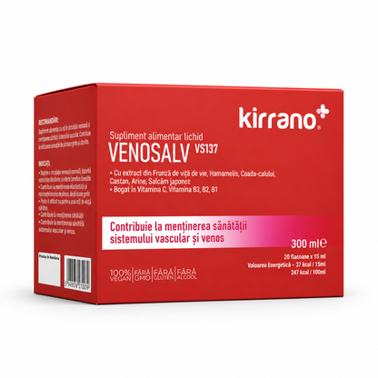 VENOSALV - pentru sisitemul vascular si venos – fundal alb