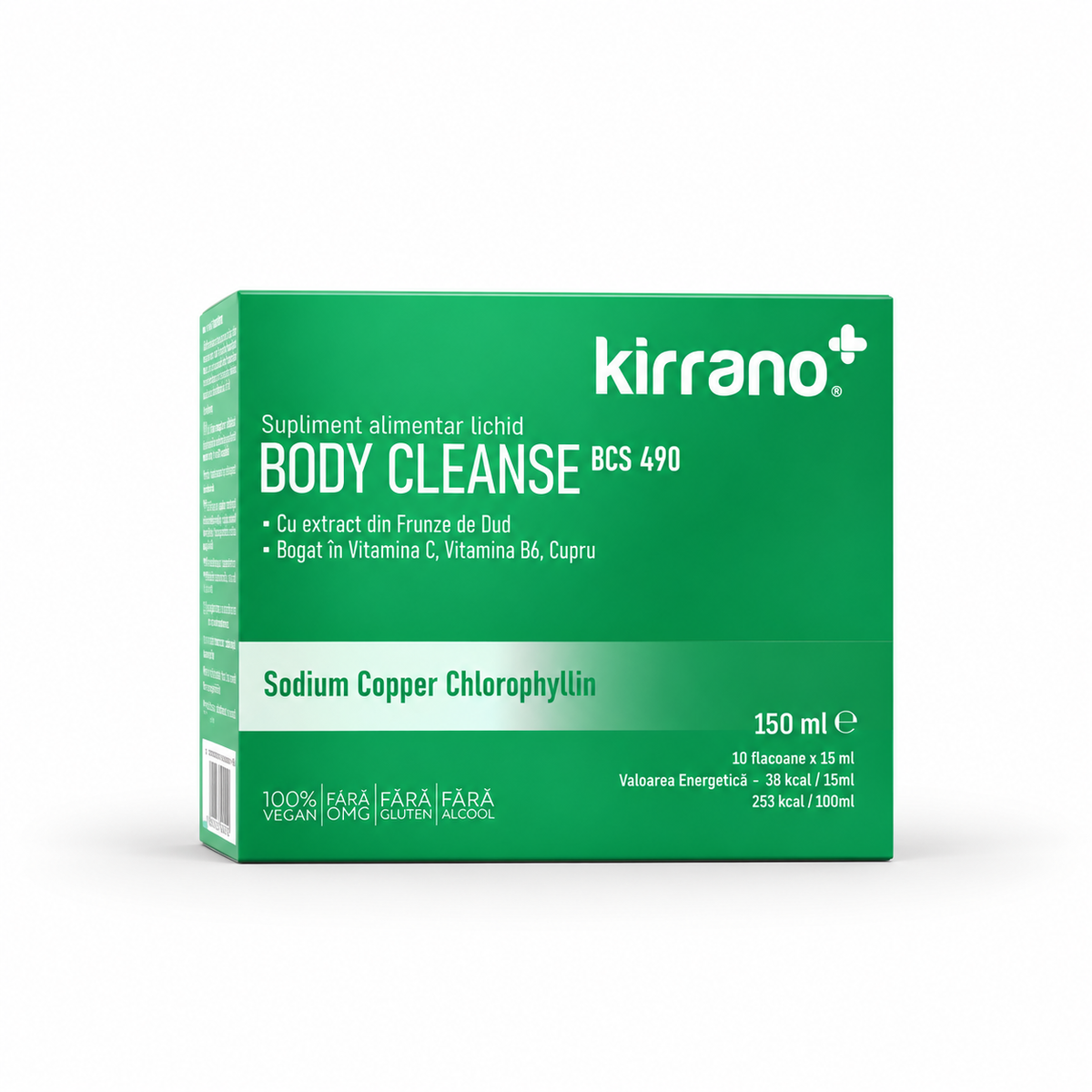 BODY CLEANSE - detoxifiere, controlul greutății, energie, imunitate și o piele sănătoasă – fundal alb