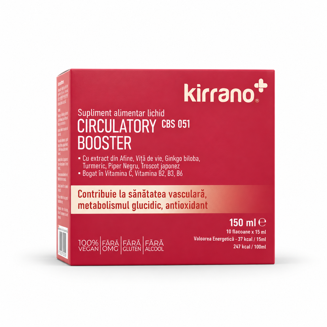 CIRCULATORY BOOSTER - contribuie la metabolism, antioxidant – fundal alb