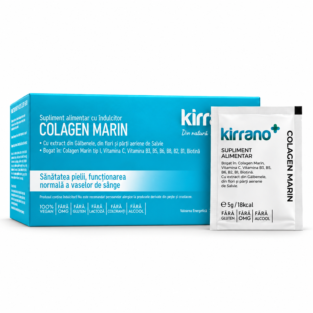 COLAGEN MARIN, 30 plicuri – fundal alb