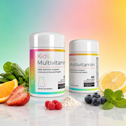 Supliment Alimentar Multivitamin Kids, Vitamine si Minerale pentru Copii, Sustine Imunitatea, Concentrarea si Cresterea Sanatoasa