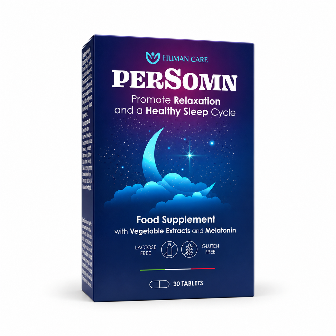 persomn — produs pe fundal alb