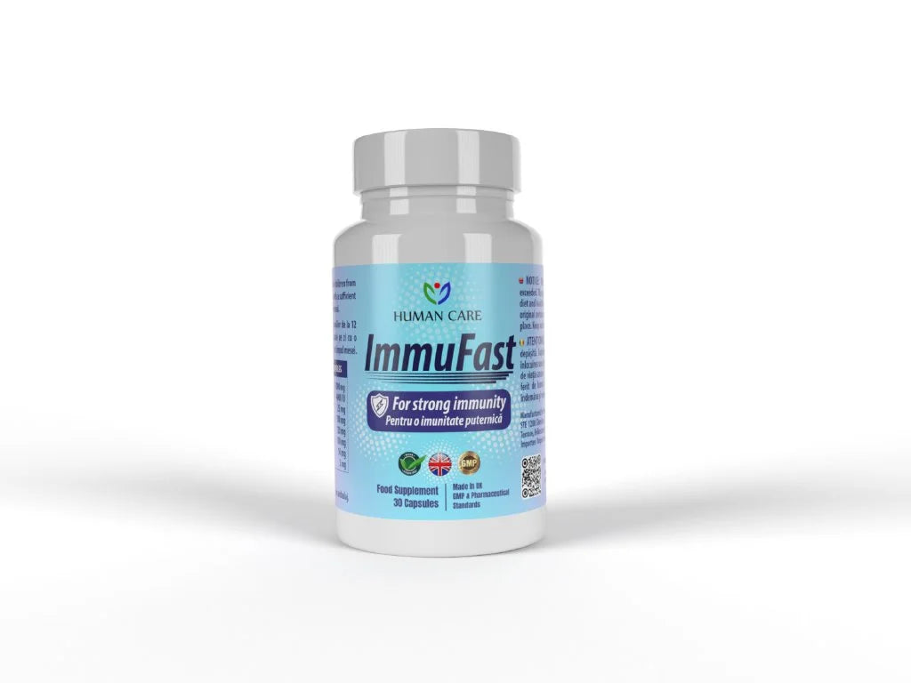 Supliment Alimentar Immufast, Vitamina C 1000 mg + D3 5000 IU, Susține Imunitatea