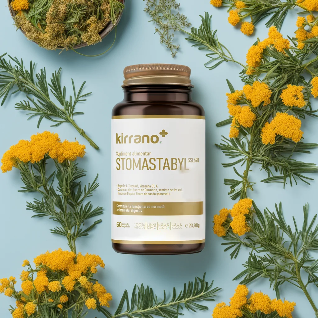 STOMASTABYL SSL690 - Armonie digestivă &amp; calm natural în fiecare capsulă