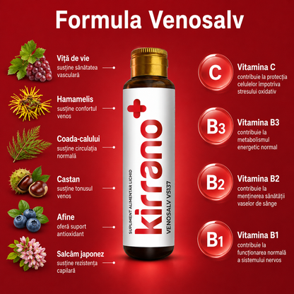 VENOSALV, 10 shoturi x 15 ml