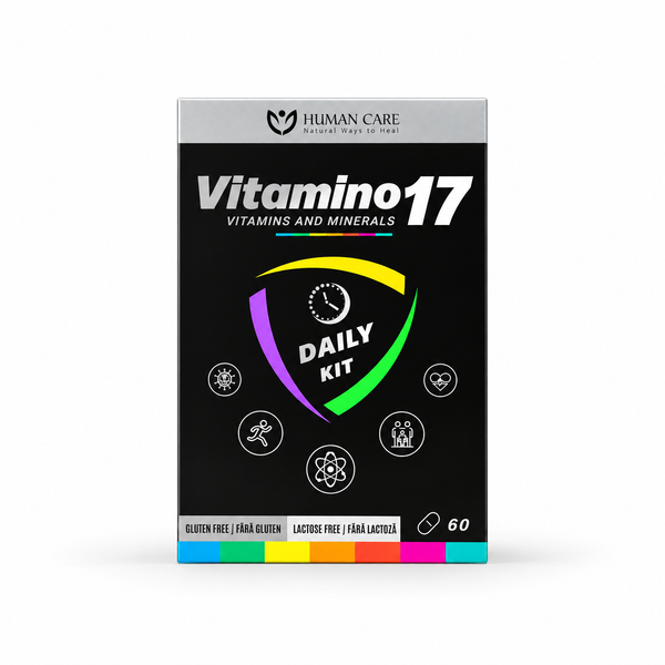 VITAMINO17, 60 comprimate — vedere frontală pe fundal alb