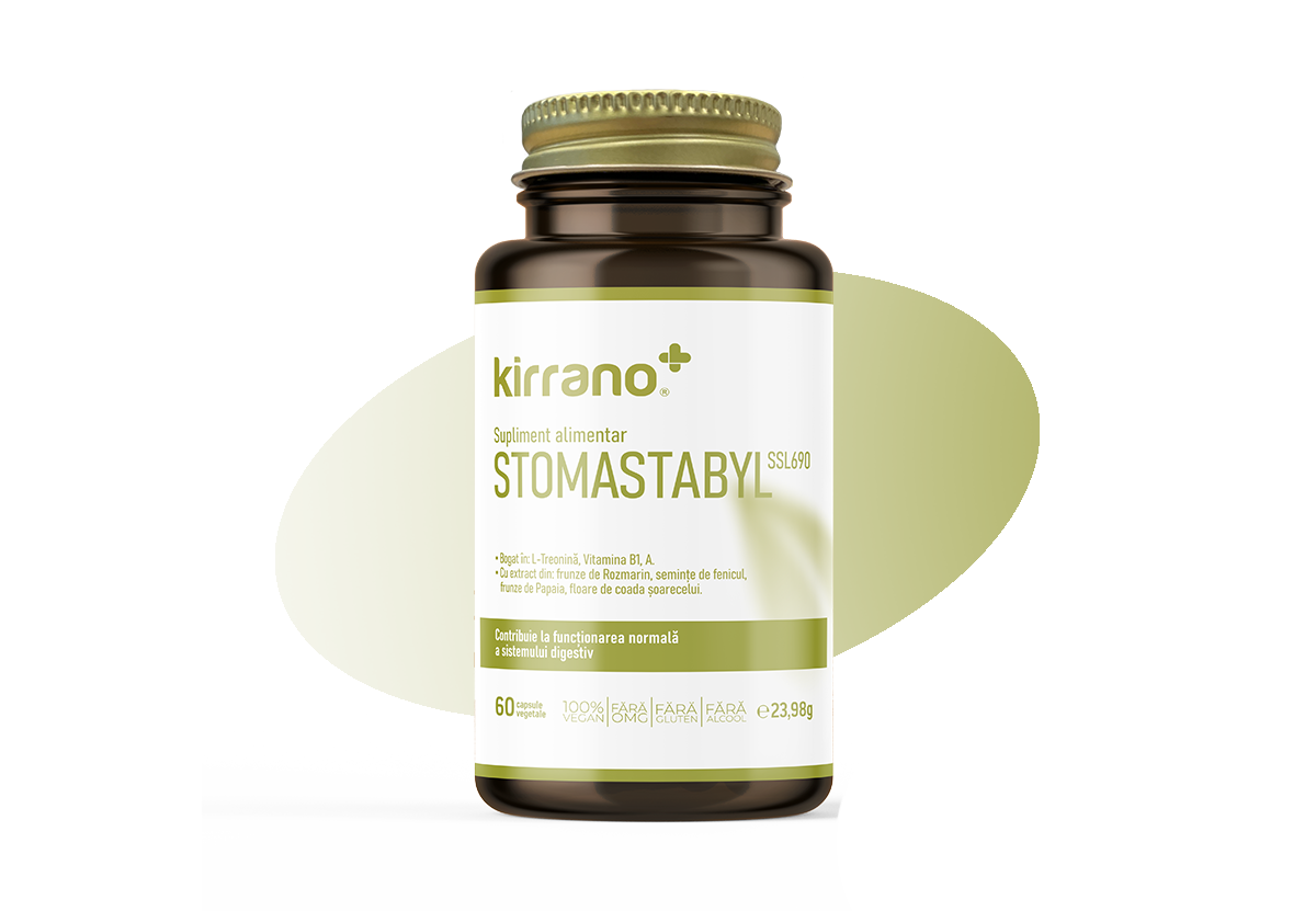 STOMASTABYL SSL690 - Armonie digestivă &amp; calm natural în fiecare capsulă